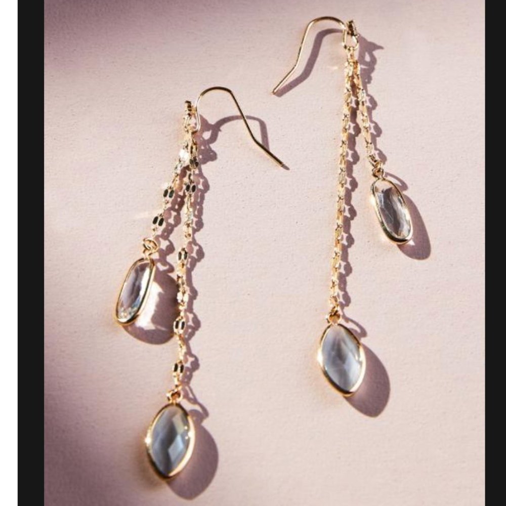⭐️ Cosmic Drop Boho Peasant Hipster Hippie Art Deco Farm Classy Elegant Earrings